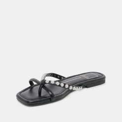 LUCCA PEARL SANDALS BLACK PEARLS^Dolce Vita New