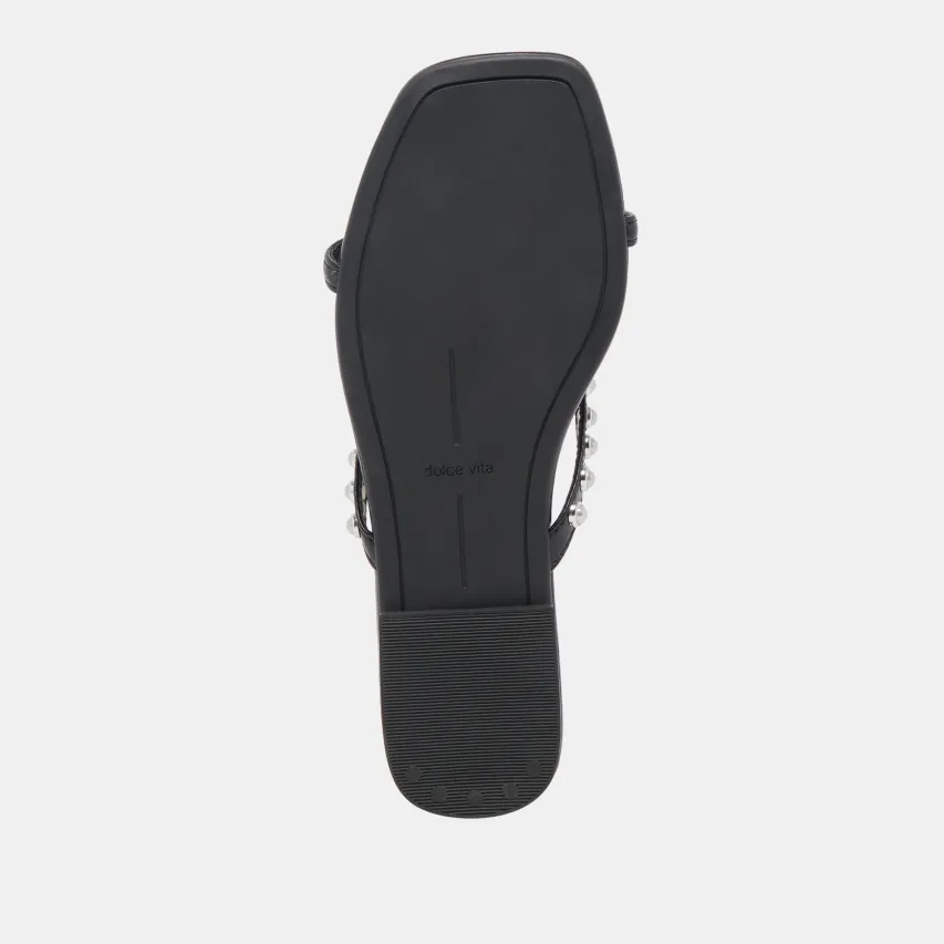 LUCCA PEARL SANDALS BLACK PEARLS^Dolce Vita New