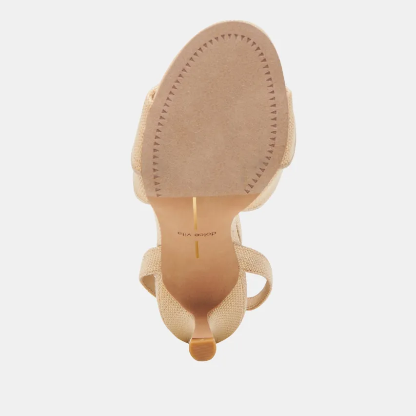 LUNETE HEELS LT NATURAL WOVEN RAFFIA^Dolce Vita Sale