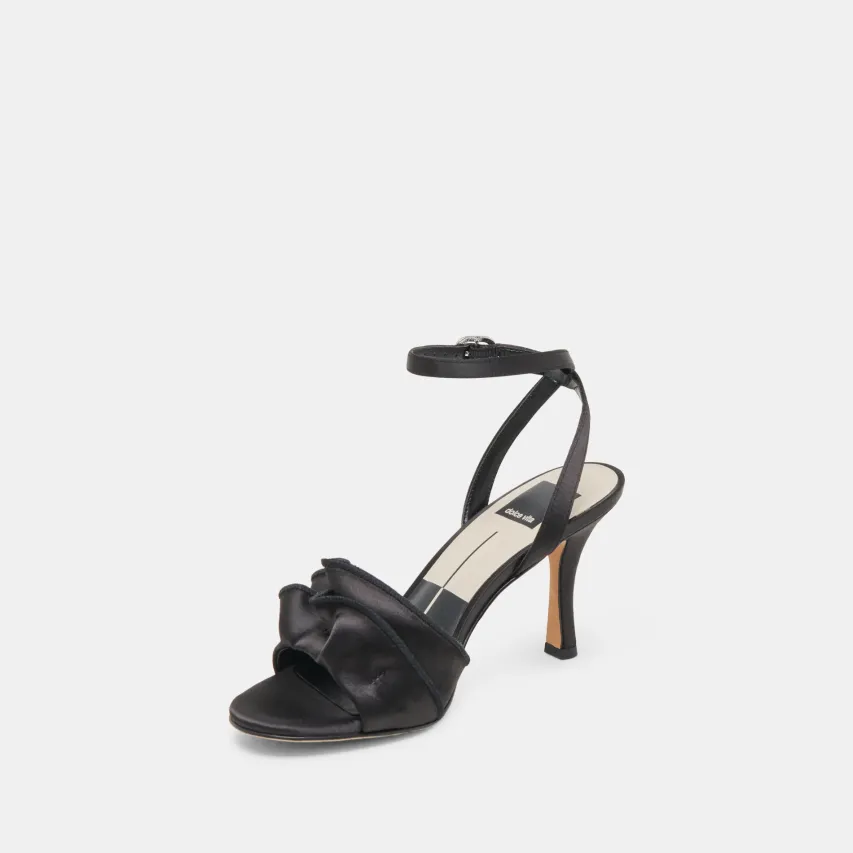 LUNETE HEELS ONYX SATIN^Dolce Vita Best