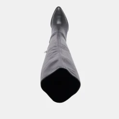 LUPIN WIDE CALF BOOTS BLACK LEATHER^Dolce Vita Online