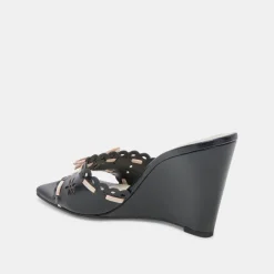 MADALE WEDGES MIDNIGHT PATENT LEATHER^Dolce Vita Online