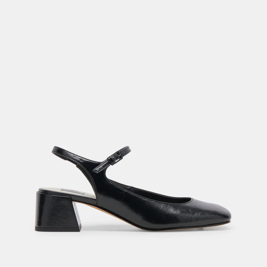 MAGGI HEELS MIDNIGHT CRINKLE PATENT^Dolce Vita Sale