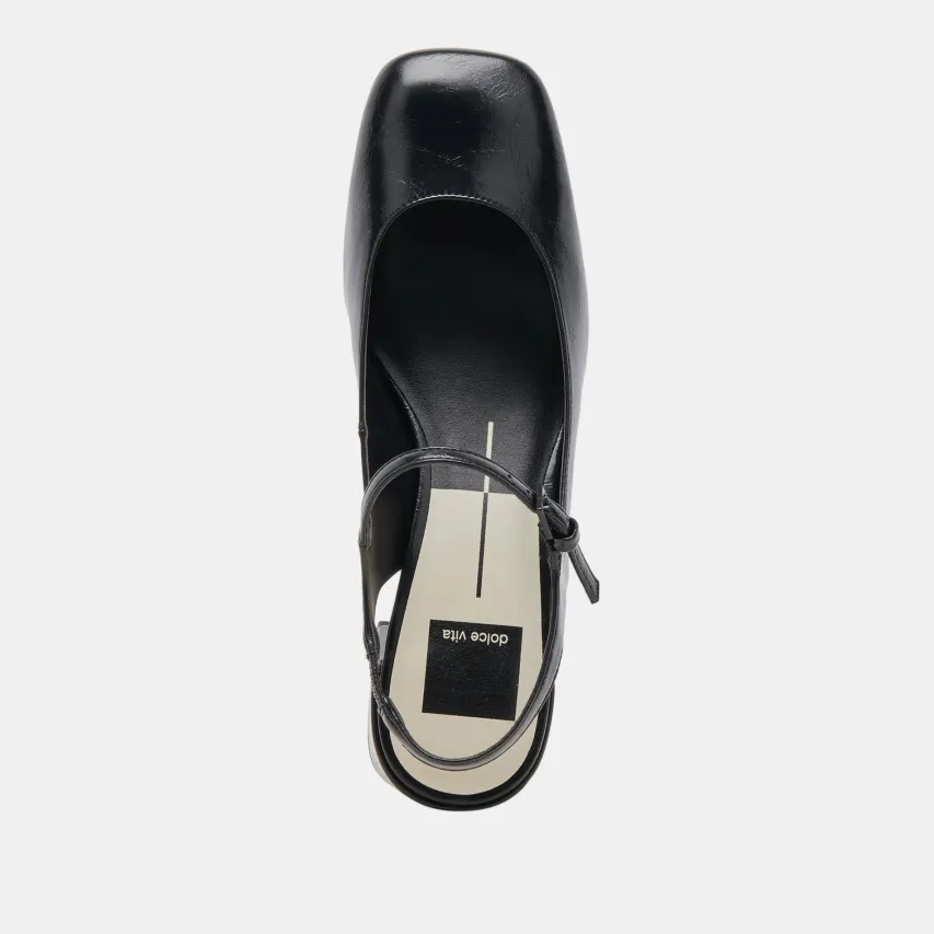 MAGGI HEELS MIDNIGHT CRINKLE PATENT^Dolce Vita Sale