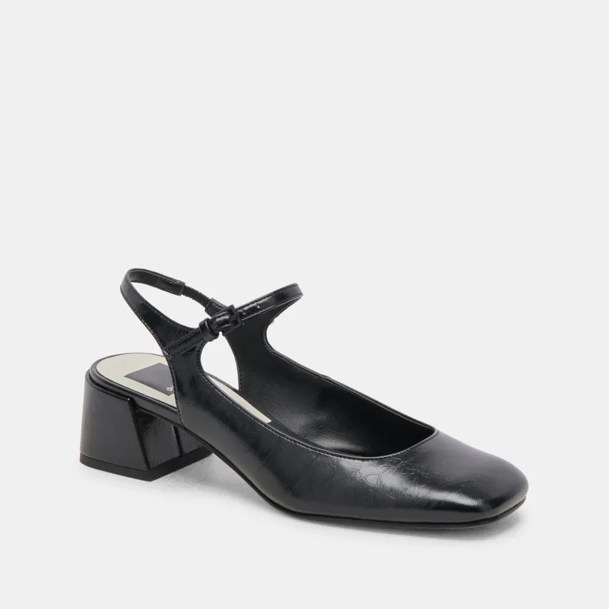 MAGGI HEELS MIDNIGHT CRINKLE PATENT^Dolce Vita Sale
