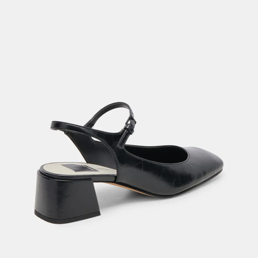 MAGGI HEELS MIDNIGHT CRINKLE PATENT^Dolce Vita Sale