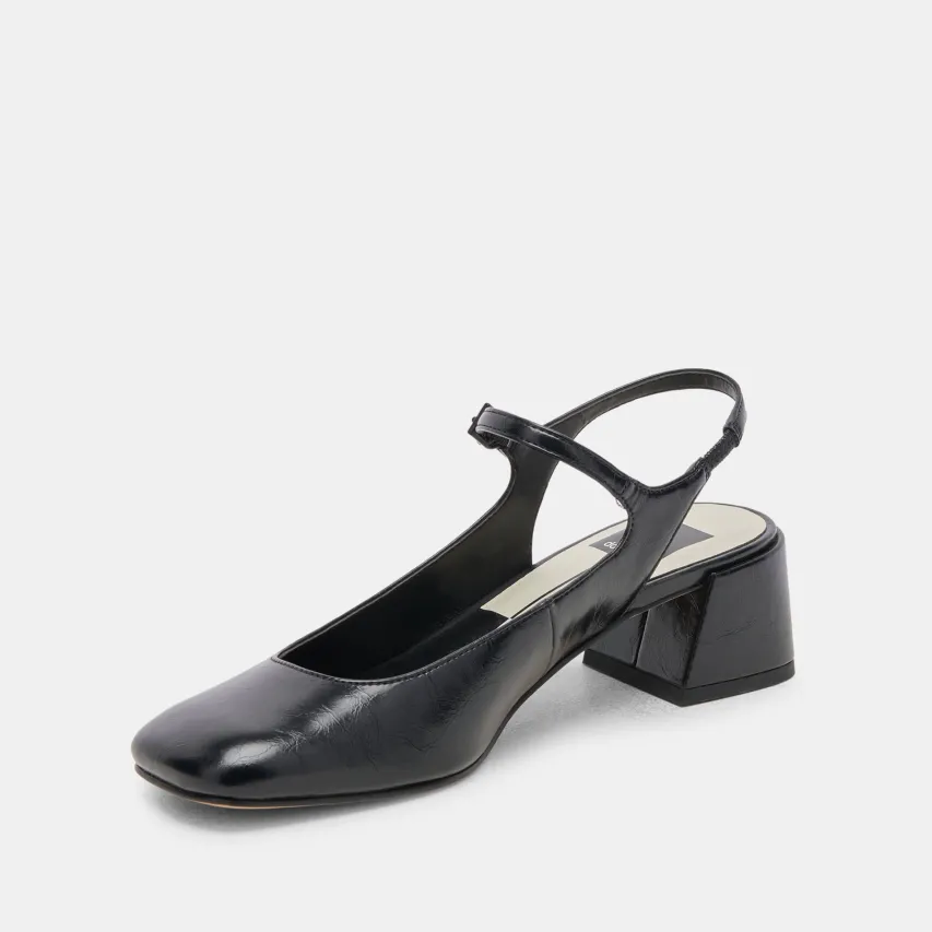 MAGGI HEELS MIDNIGHT CRINKLE PATENT^Dolce Vita Sale