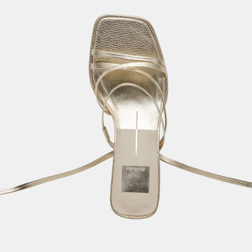 MALABO HEELS PLATINUM METALLIC LEATHER^Dolce Vita Fashion