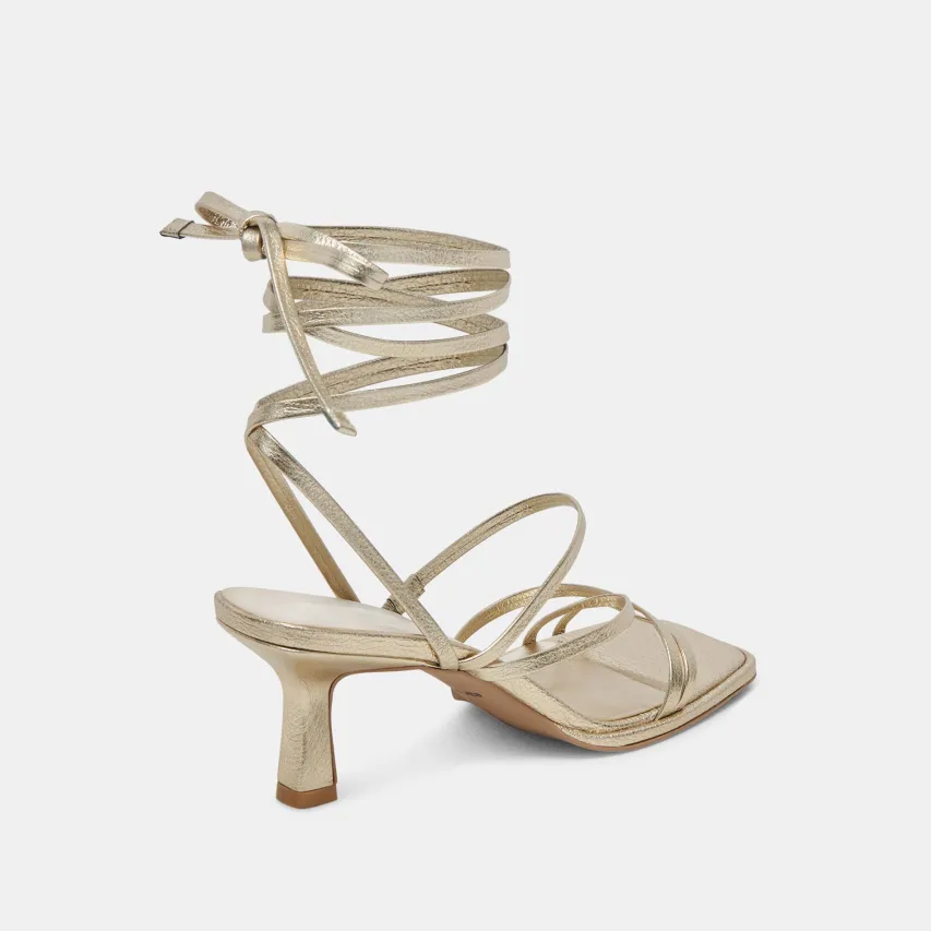 MALABO HEELS PLATINUM METALLIC LEATHER^Dolce Vita Fashion
