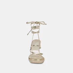 MALABO HEELS PLATINUM METALLIC LEATHER^Dolce Vita Fashion