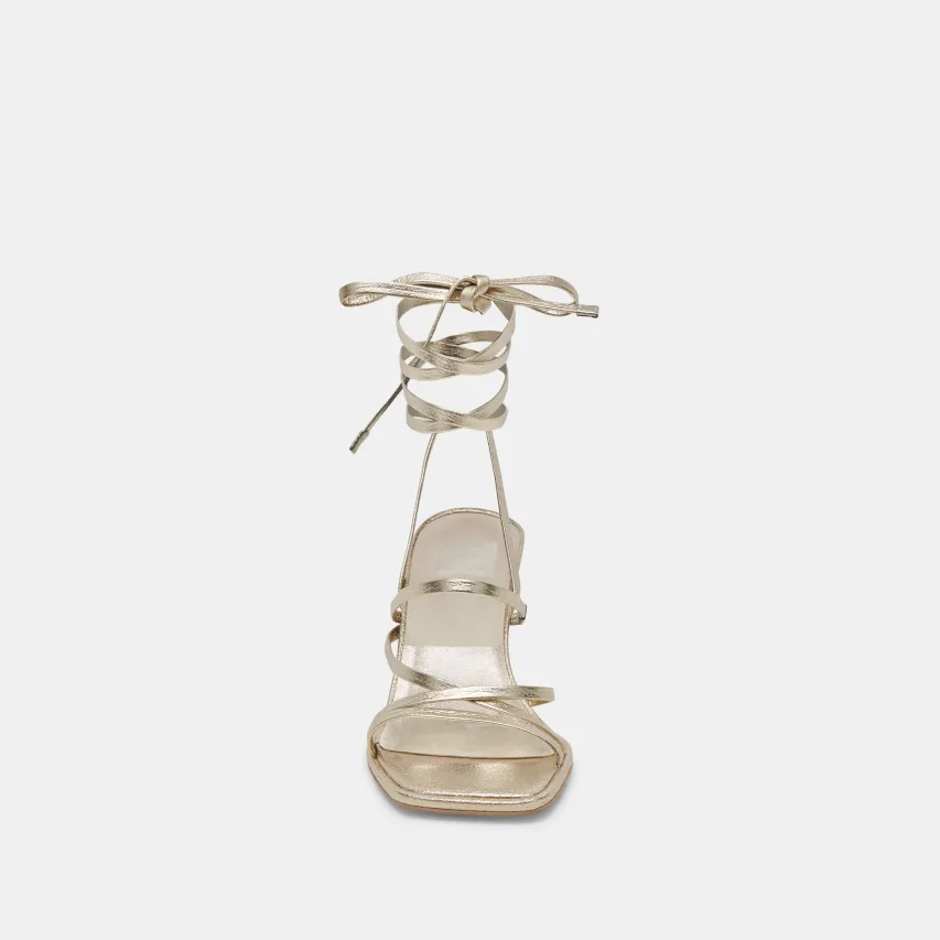 MALABO HEELS PLATINUM METALLIC LEATHER^Dolce Vita Fashion