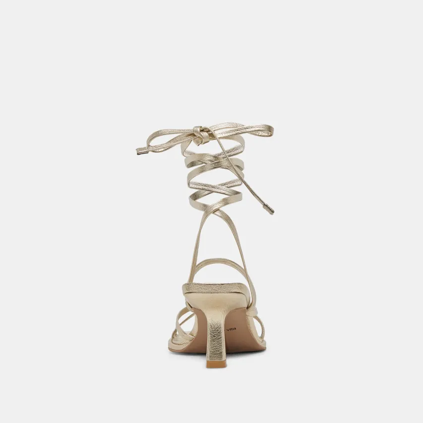 MALABO HEELS PLATINUM METALLIC LEATHER^Dolce Vita Fashion