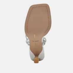 MALABO HEELS SILVER METALLIC LEATHER^Dolce Vita Outlet