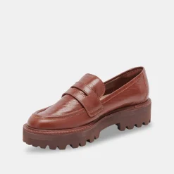 MALILA LOAFERS BROWN CRINKLE PATENT^Dolce Vita Discount