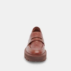MALILA LOAFERS BROWN CRINKLE PATENT^Dolce Vita Discount