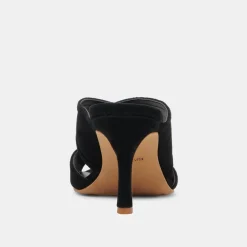 MANDEL HEELS ONYX SUEDE^Dolce Vita Clearance