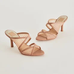 MANDEL PEARL HEELS COCOA MESH^Dolce Vita Hot