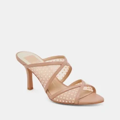 MANDEL PEARL HEELS COCOA MESH^Dolce Vita Hot