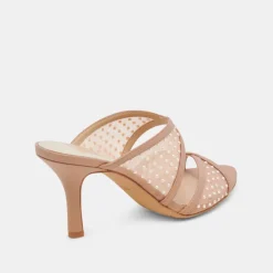 MANDEL PEARL HEELS COCOA MESH^Dolce Vita Hot