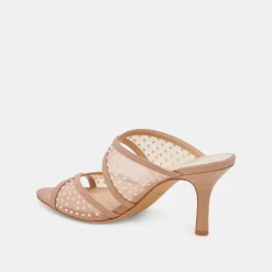 MANDEL PEARL HEELS COCOA MESH^Dolce Vita Hot