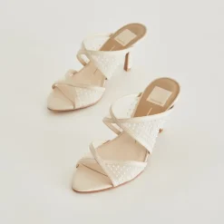 MANDEL PEARL HEELS IVORY MESH^Dolce Vita Sale