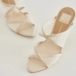 MANDEL PEARL HEELS IVORY MESH^Dolce Vita Sale