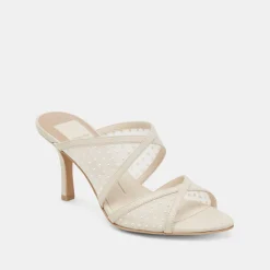 MANDEL PEARL HEELS IVORY MESH^Dolce Vita Sale