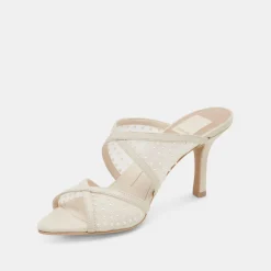 MANDEL PEARL HEELS IVORY MESH^Dolce Vita Sale