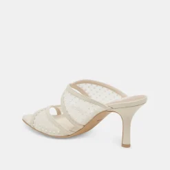 MANDEL PEARL HEELS IVORY MESH^Dolce Vita Sale