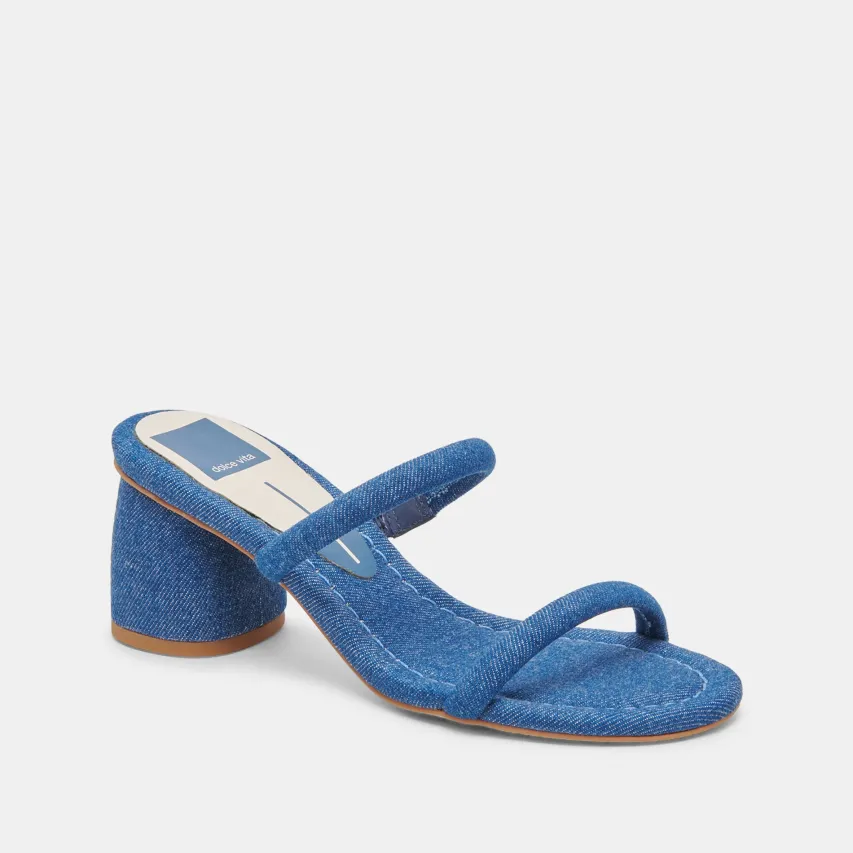 MANDIE HEELS BLUE DENIM^Dolce Vita Fashion