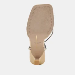 MANJI BRAID HEELS BLACK NATURAL JUTE^Dolce Vita Outlet