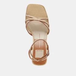 MANJI BRAID HEELS BROWN NATURAL JUTE^Dolce Vita Outlet