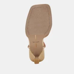MANJI BRAID HEELS BROWN NATURAL JUTE^Dolce Vita Outlet