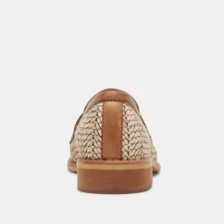 MARINA LOAFERS BROWN MULTI RAFFIA^Dolce Vita Best