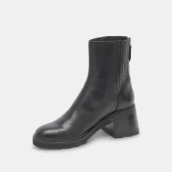 MARTEY H2O WIDE BOOTS BLACK LEATHER^Dolce Vita Hot
