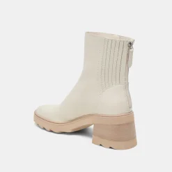 MARTEY H2O WIDE BOOTS IVORY LEATHER^Dolce Vita Discount