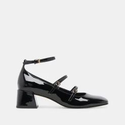 MEADOW HEELS MIDNIGHT PATENT LEATHER^Dolce Vita Sale