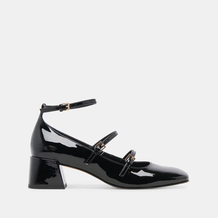 MEADOW HEELS MIDNIGHT PATENT LEATHER^Dolce Vita Sale