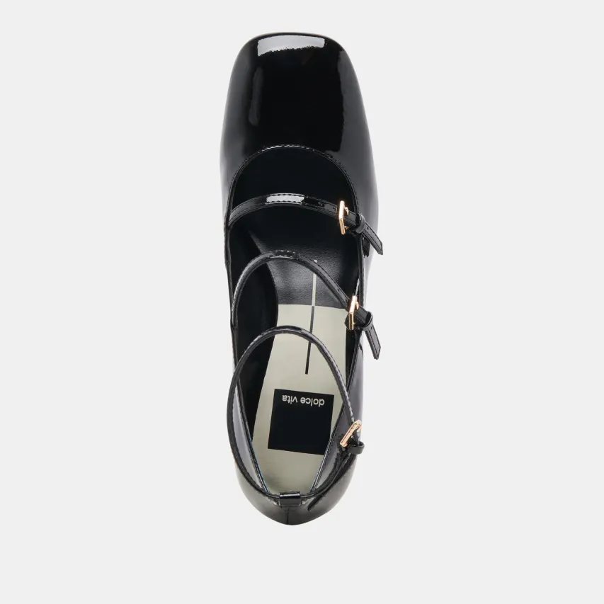 MEADOW HEELS MIDNIGHT PATENT LEATHER^Dolce Vita Sale