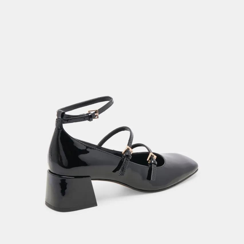 MEADOW HEELS MIDNIGHT PATENT LEATHER^Dolce Vita Sale