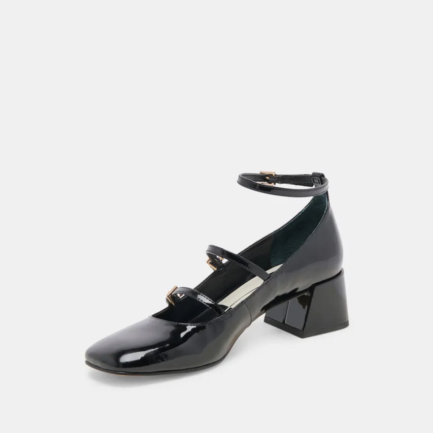 MEADOW HEELS MIDNIGHT PATENT LEATHER^Dolce Vita Sale