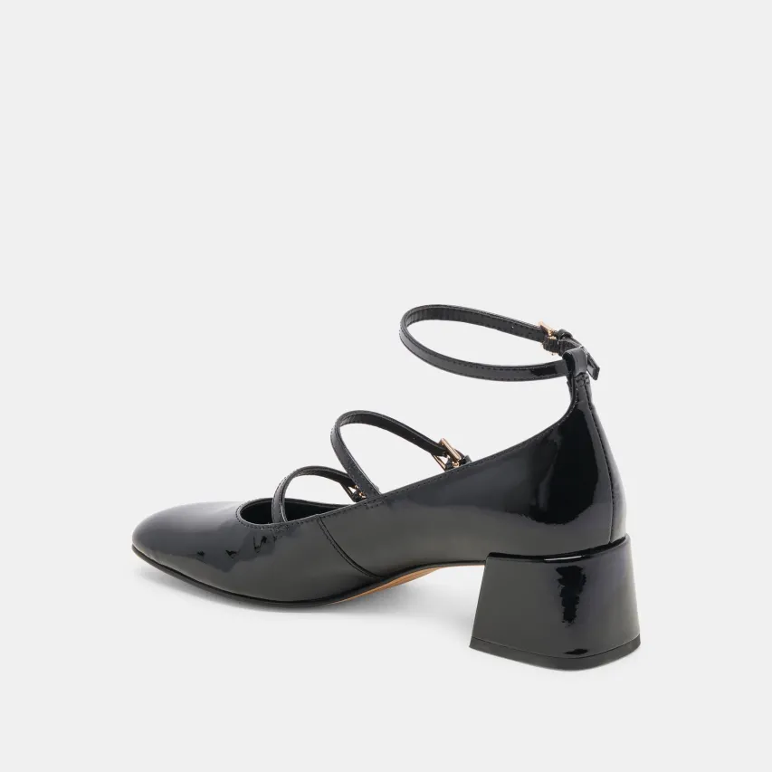 MEADOW HEELS MIDNIGHT PATENT LEATHER^Dolce Vita Sale