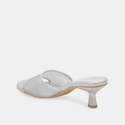 MEEZA HEELS SILVER MESH^Dolce Vita Fashion