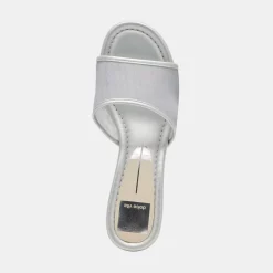 MEEZA HEELS SILVER MESH^Dolce Vita Fashion