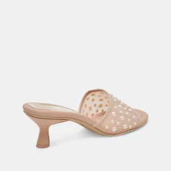 MEEZA PEARL HEELS BLUSH MESH^Dolce Vita Fashion