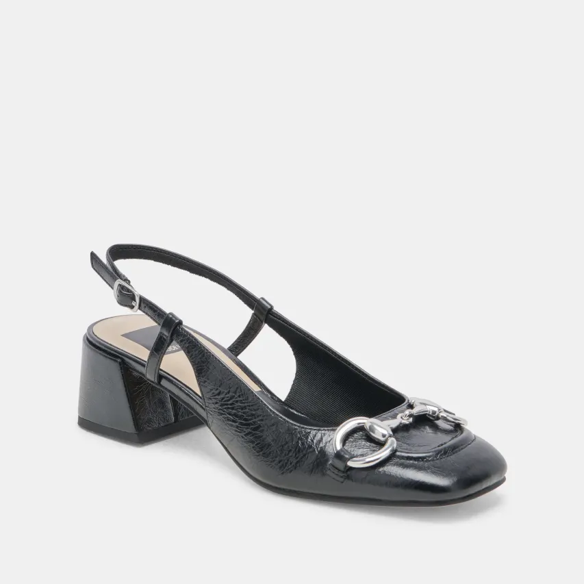 MELLI HEELS MIDNIGHT CRINKLE PATENT^Dolce Vita Sale