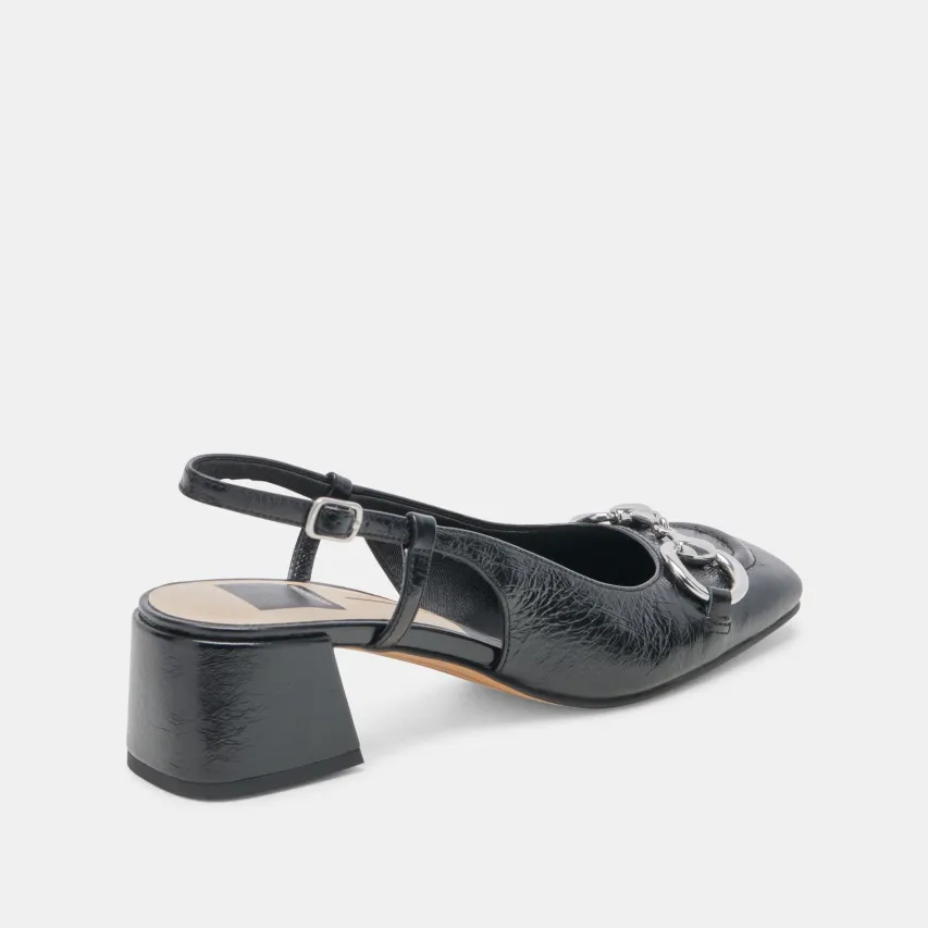 MELLI HEELS MIDNIGHT CRINKLE PATENT^Dolce Vita Sale