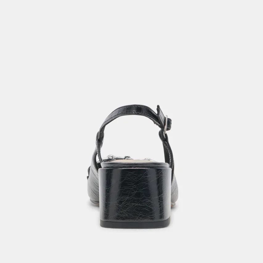 MELLI HEELS MIDNIGHT CRINKLE PATENT^Dolce Vita Sale