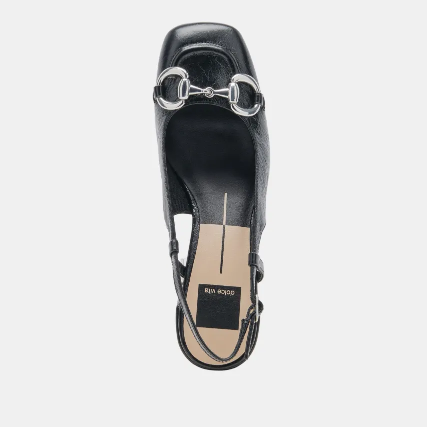 MELLI HEELS MIDNIGHT CRINKLE PATENT^Dolce Vita Sale
