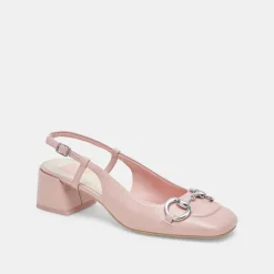 MELLI HEELS PINK CRINKLE PATENT^Dolce Vita Hot